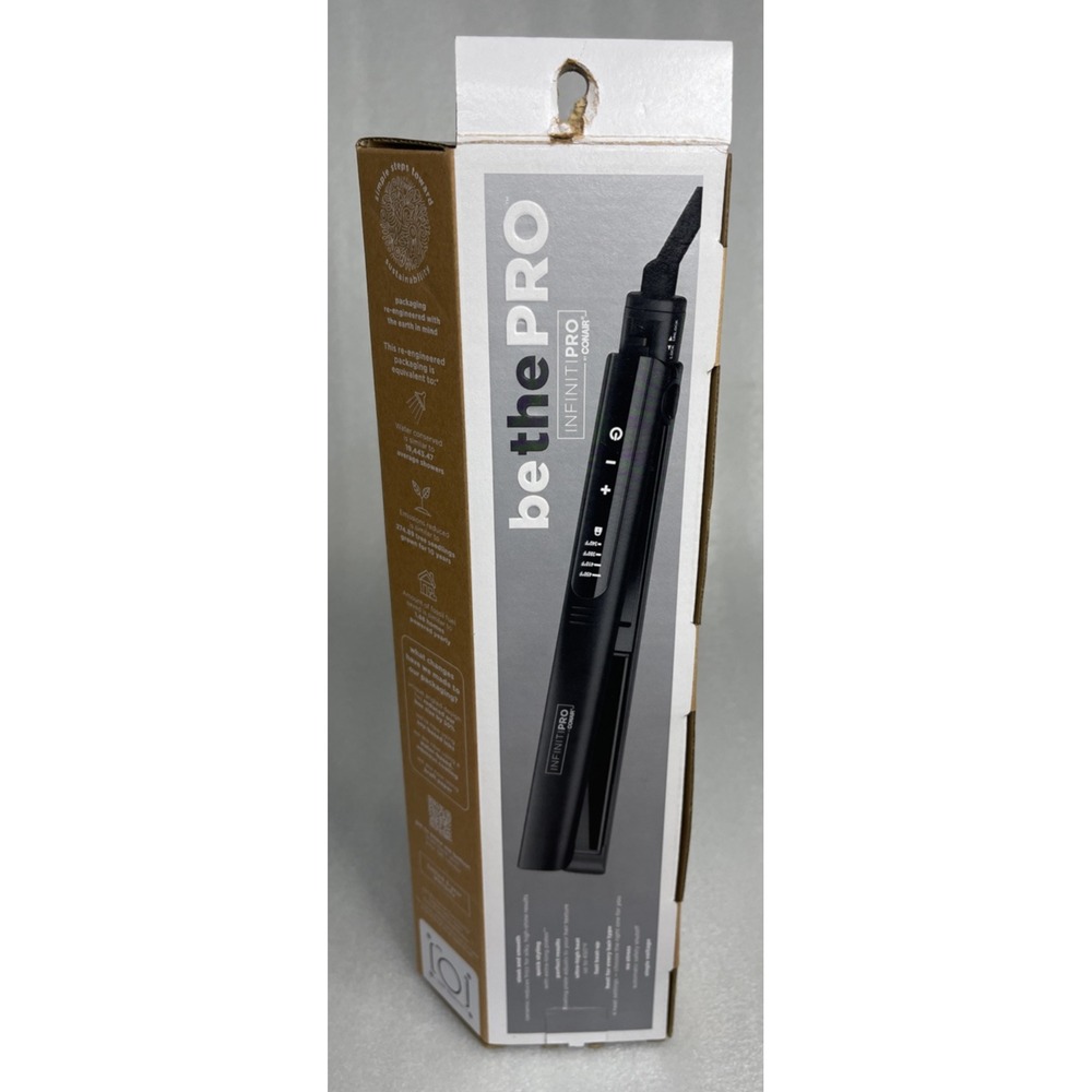 INFINITIPRO by CONAIR 1 Inch Ceramic Flat Iron Digital Touch Controls NEW In BOX - Picture 9 of 12